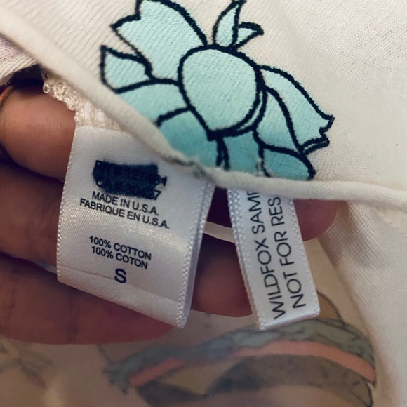 🍔🌺 Wildfox Cheeseburger in Paradise Top - Picture 5 of 5